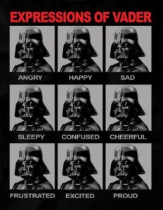 expressions of vader